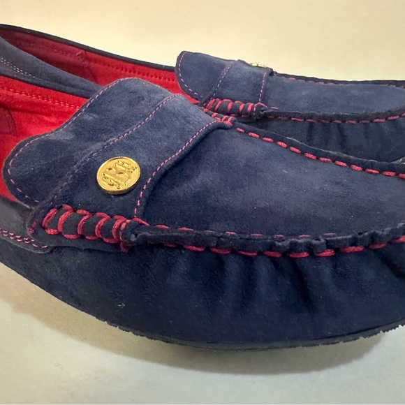 G.H. Bass & Co. Size 10 M Blue Driving Shoes womens 8/9 - Picture 2 of 15